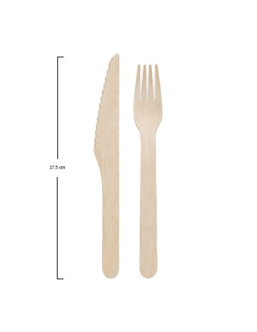 Pack Bis Cubiertos Madera - Betik (500Uds) 2
