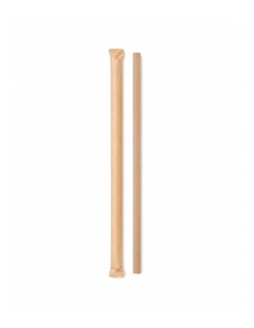 Pajita Papel Enfundada Kraft 8x230mm - Betik (6000Uds)