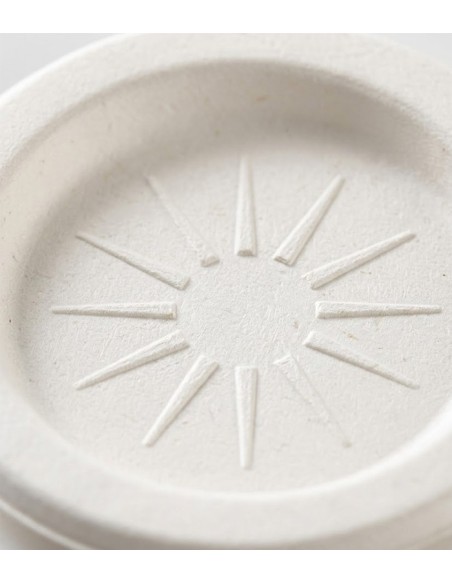 Tapa Salsera de Bagazo Blanco 60ml - Betik (3000Uds)