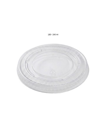 Tapa PET para Tarrina 180/240 ml Transparente | Betik 2