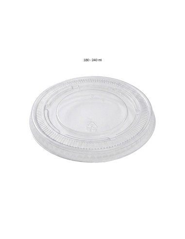 Tapa PET para Tarrina 180/240 ml Transparente | Betik