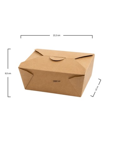 Envase Cartón Kraft 2880ml - Betik (200Uds) 2