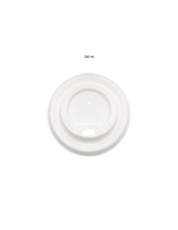 Tapa Bagazo Blanco para Vaso 240ml (1000uds) 2