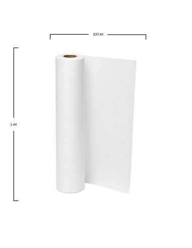 Mantel rollo papel 1x100mt 35g