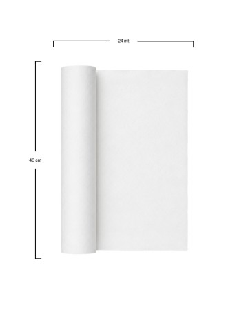 Mantel TET&TET 1,20x0,40mx24m Blanco DUNI (4Uds) 2