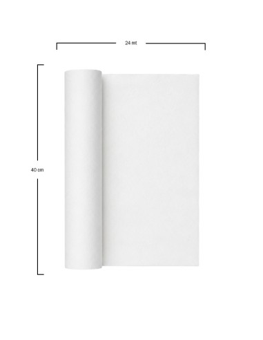 Mantel TET&TET 1,20x0,40mx24m Blanco DUNI (4Uds)