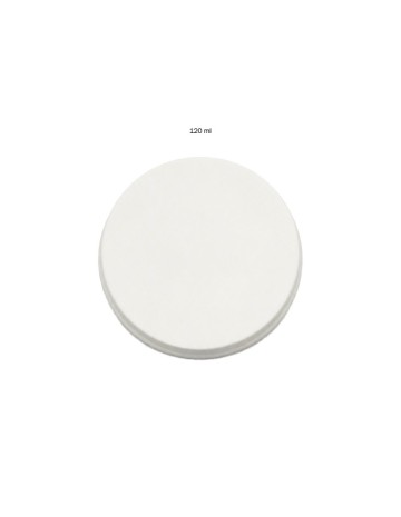 Tapa de cartón blanco para vaso sin plástico - Betik (1000Uds) 2