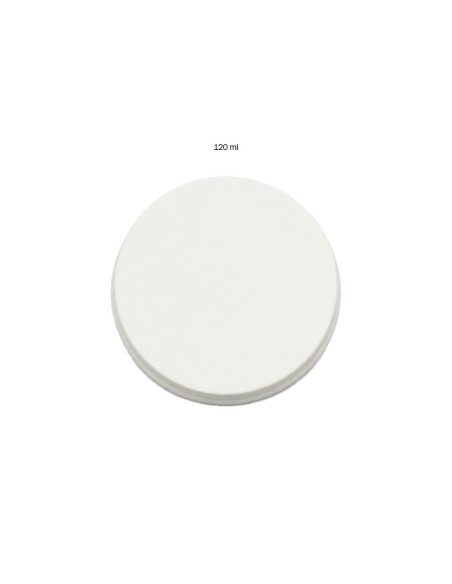 Tapa de cartón blanco para vaso sin plástico - Betik (1000Uds)