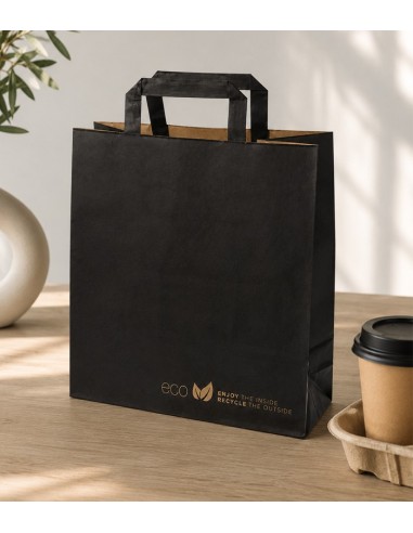Bolsa con Asas 27x29,5+17cm 90gr - Black Collection (250Uds)