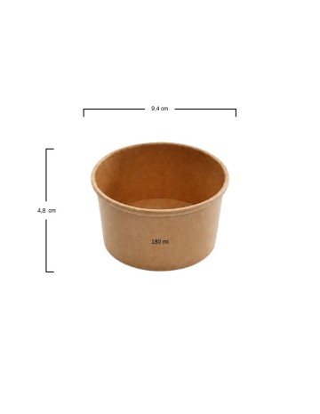 Tarrina Helado Kraft 180ml - Betik (1000uds) 2
