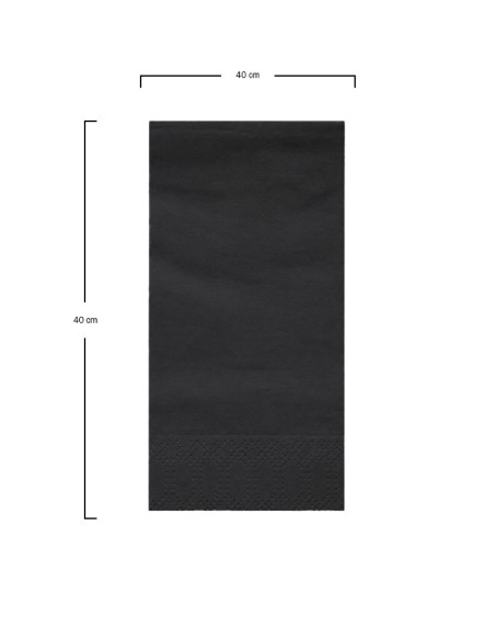 Servilleta P.P 1/8 2 capas 40x40cm Comercial Tissuan (1800uds)