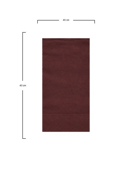 Servilleta P.P 1/8 2 capas 40x40cm Comercial Tissuan (1800uds)