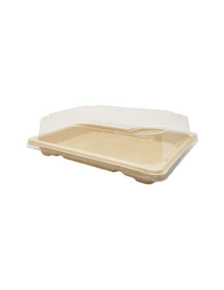 Bandeja Sushi Bagazo con Tapa Antivaho - Betik (250Uds)