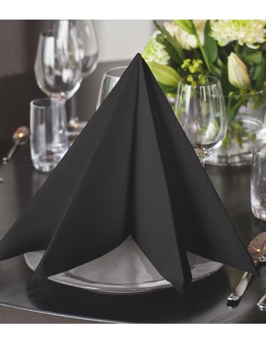 Servilleta Dinner Tork Linestyle Antracita 39x39 de Essity (600Uds)