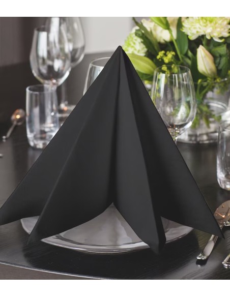 Servilleta Dinner Tork Linestyle Antracita 39x39 de Essity (600Uds)
