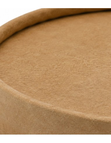 Tapa de tarrina alta de kraft 350ml (500uds)