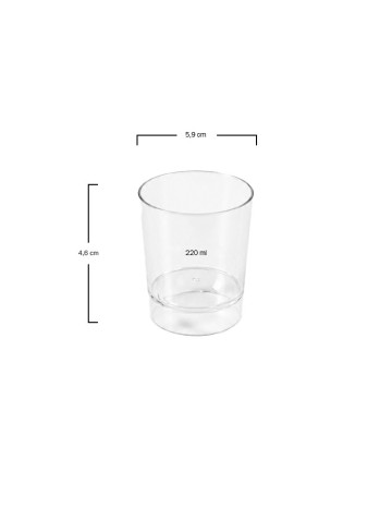 Vaso de Chupito Desechable 45ml (1000uds) 2