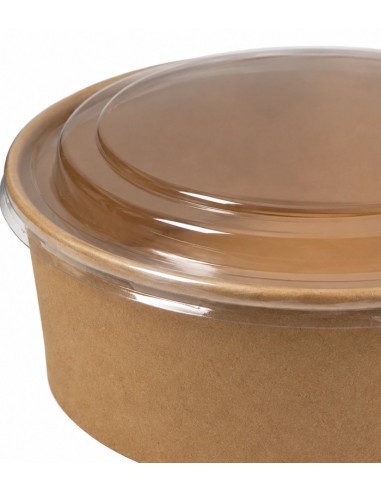 Ensaladera Kraft con Tapa (250Uds)