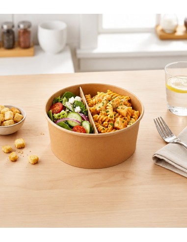 Separador Kraft para Ensaladera 1100ml (500 Uds)