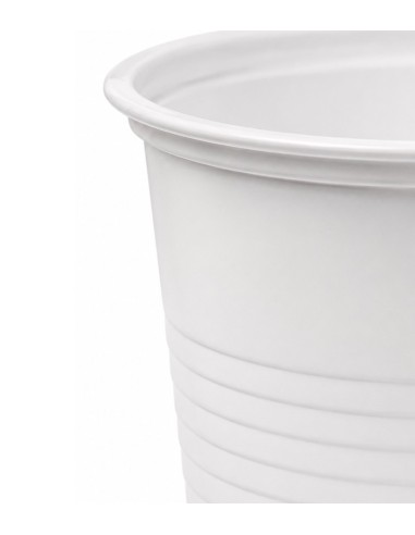 Vaso de plástico blanco 220ml (3000Uds)