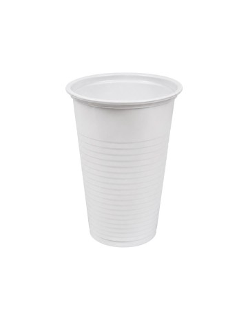 Vaso de plástico blanco 220ml (3000Uds)