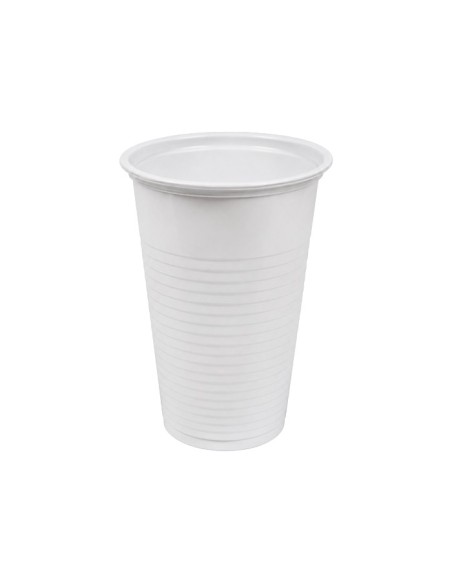 Vaso de plástico blanco 220ml (3000Uds)