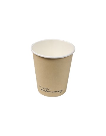 Vaso de Cartón Kraft 240ml (1000Uds)
