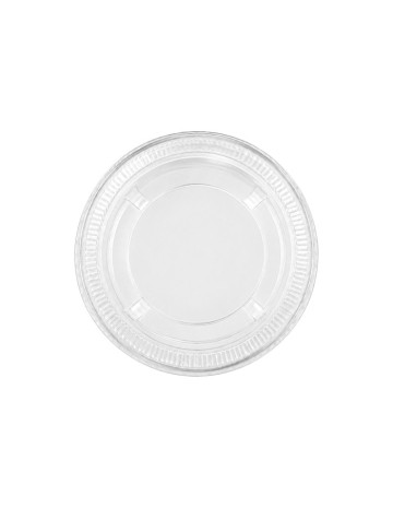 Tapa PET para tarrina de salsas 60cc transparente (2500Uds)