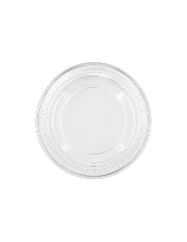 Tapa PET para tarrina de salsas 60cc transparente (2500Uds)