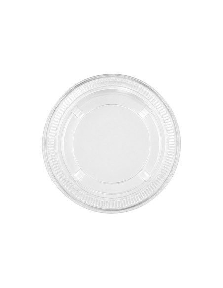 Tapa PET para tarrina de salsas 60cc transparente (2500Uds)