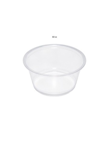 Tarrina Salsas 60ml Transparente (2500uds) 2