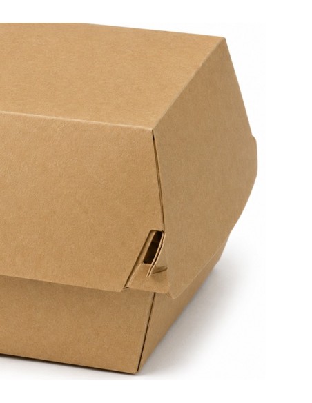 Caja burger Kraft mediana 12x12cm (600uds)