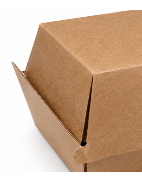 Caja Doble Burger Kraft 20x11x8,5cm (200uds)