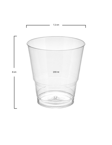 Vaso enfundado PS 200cc inyectado (450Uds)