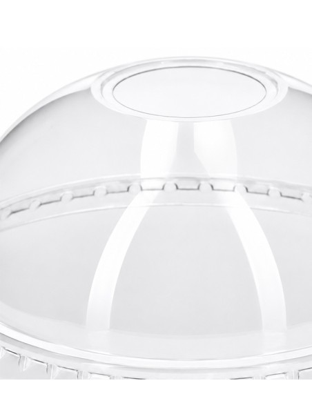 Tapa cúpula vaso 12oz/16oz/20oz PET (1000Uds)