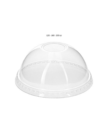 Tapa cúpula vaso 12oz/16oz/20oz PET (1000Uds) 2