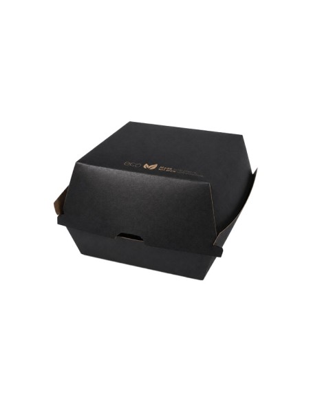 Caja Burger 120x120x90mm 305gr - Black Collection (400Uds)
