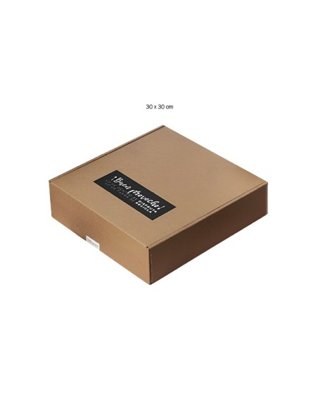 Caja Kraft Automontable 30x30x8cm (100uds)