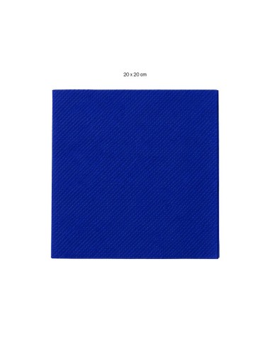 Servilleta micropunto azul 20x20cm (2000Uds)