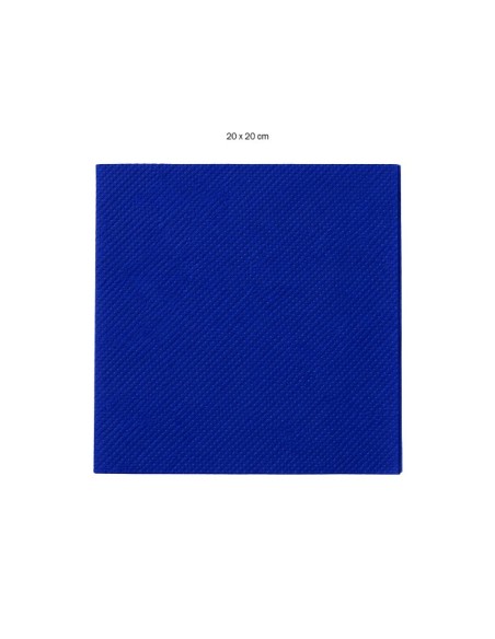 Servilleta micropunto azul 20x20cm (2000Uds)