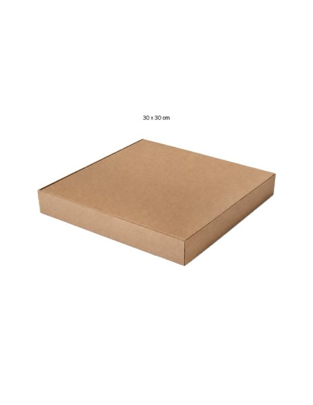 Caja Pizza Kraft 30x30x4cm (100Uds)
