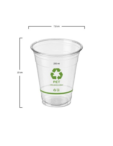 Vaso Plástico PET (1000Uds)