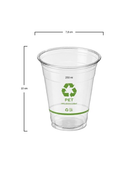 Vaso Plástico PET (1000Uds)