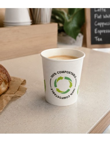 Vaso Carton Kraft Enfundado 210ml - Betik (500Uds)