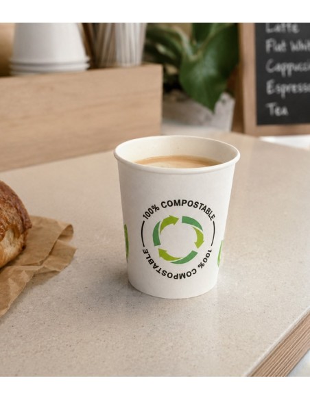 Vaso Carton Kraft Enfundado 210ml - Betik (500Uds)