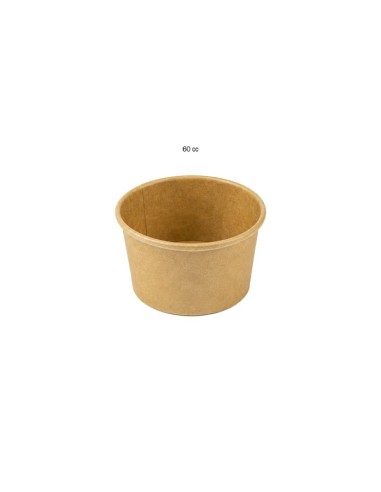 Tarrina Salsera Kraft 60ml (2000Uds)