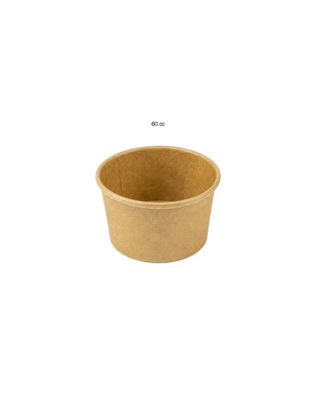 Tarrina Salsera Kraft 60ml (2000Uds)