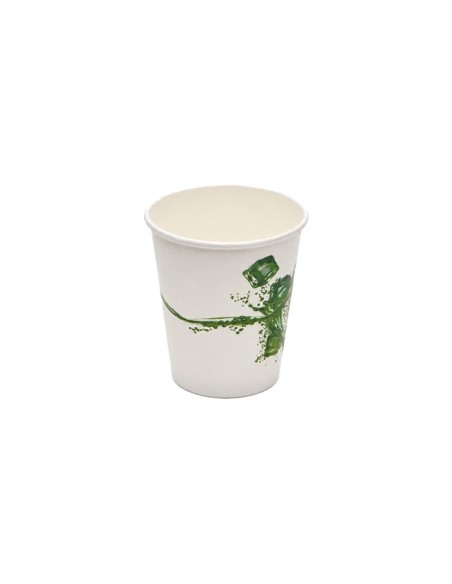Vaso de Cartón Blanco para Bebida Fría - Betik (1000 Uds)