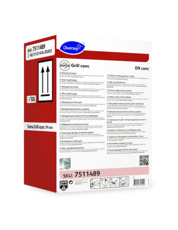 Desengrasante Suma Grill-Conc D9 Safepack 10L - Diversey