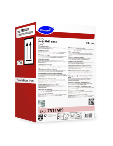 Desengrasante Suma Grill-Conc D9 Safepack 10L - Diversey